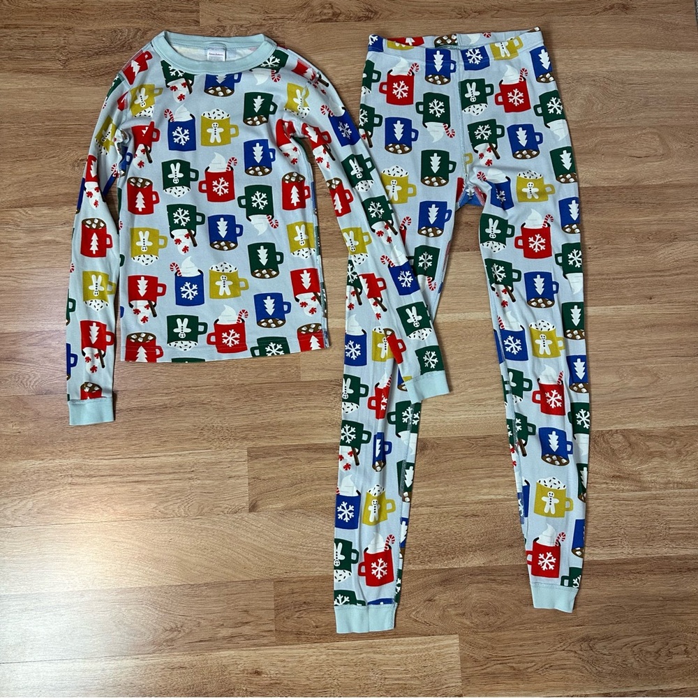 Hanna Andersson Teen Kids Winter Holiday Christmas Pajama Set Size 14 Unisex